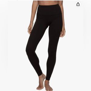 Felina Womens Wide Waistband Suede Super Soft Leggings Black, x-large